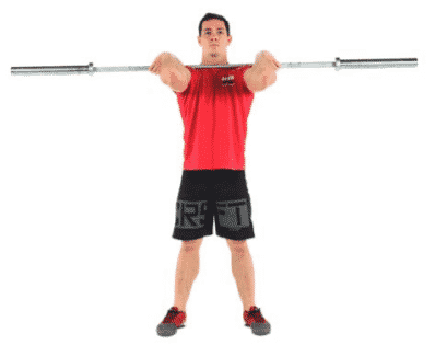 Exercices de CrossFit Front Squat 1
