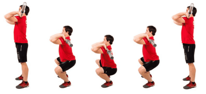 Exercices de CrossFit Front Squat 2