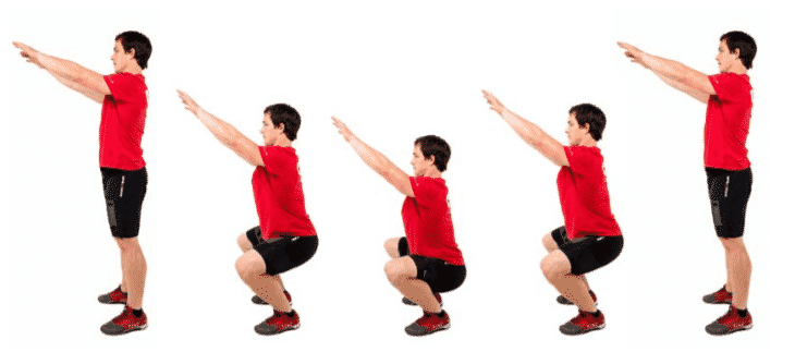 Exercices de CrossFit Squat 2