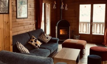 Chalet montagne salon