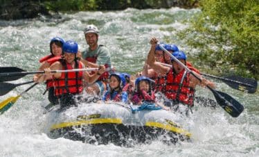 séjour sportif famille rafting