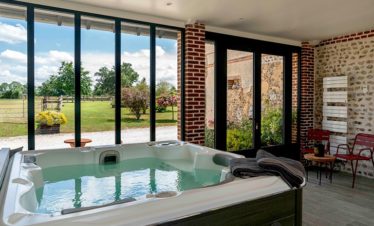 Jacuzzi du Domaine de la Lochetière