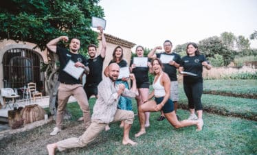 Groupe de sportif en Provence