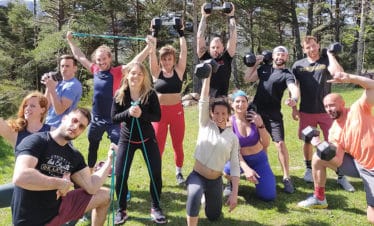 Groupe de sportif Bootcamp