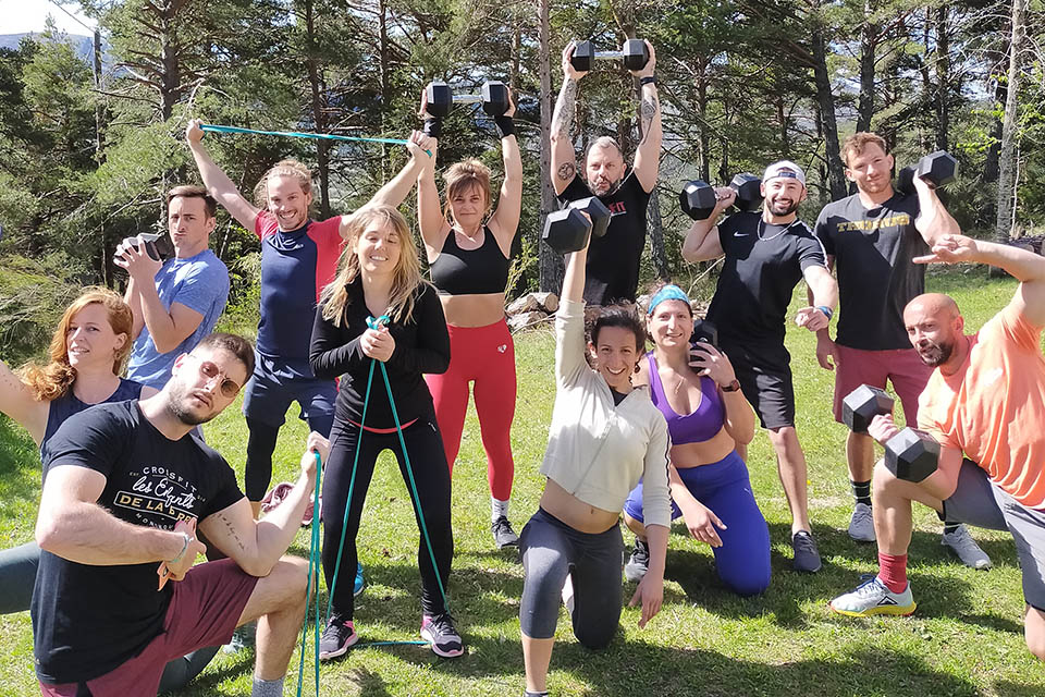 Groupe de sportif Bootcamp