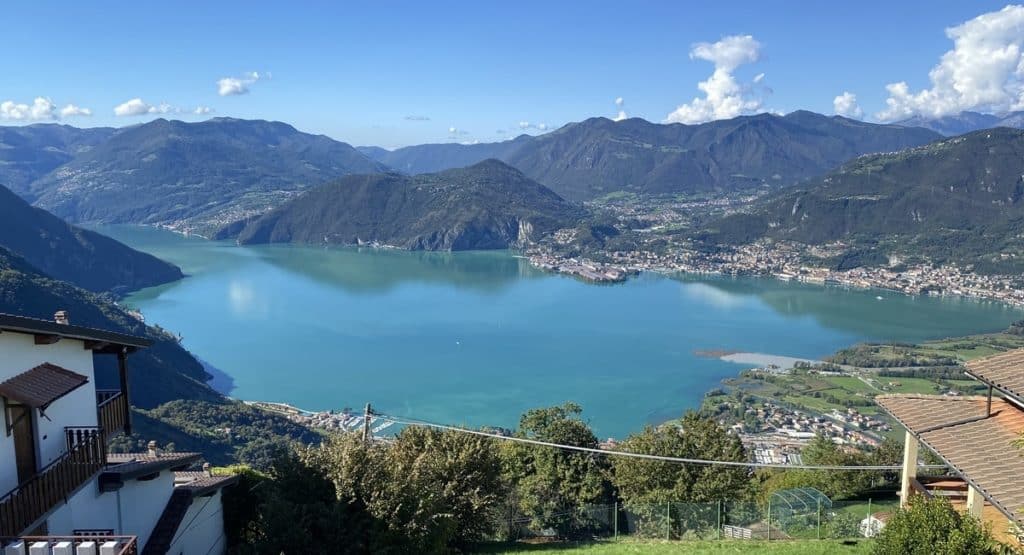 Lac d'Iseo en Italie