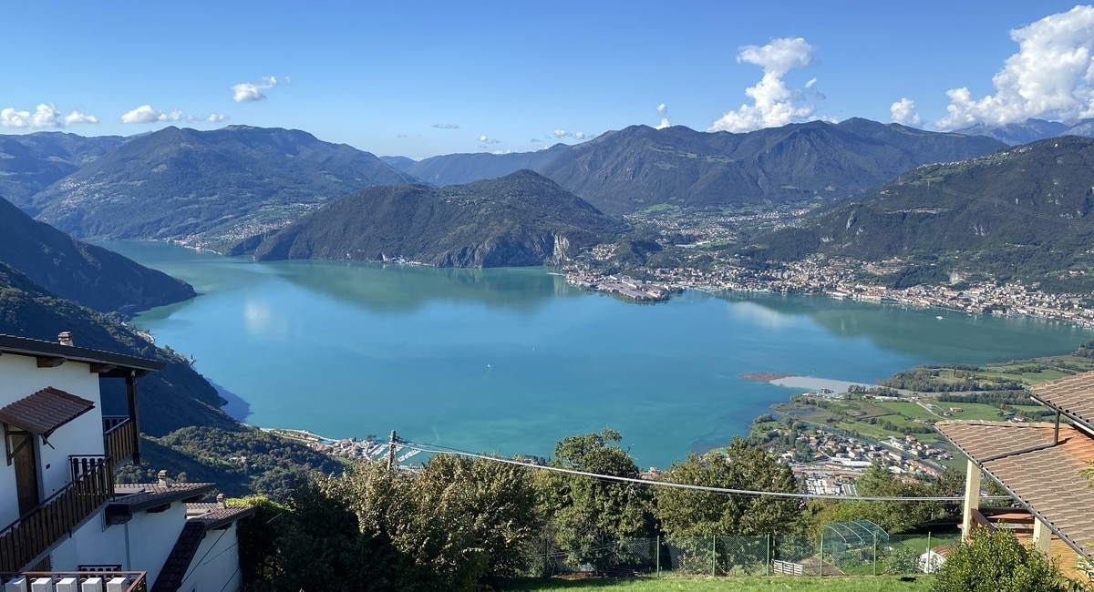 Lac d'Iseo en Italie