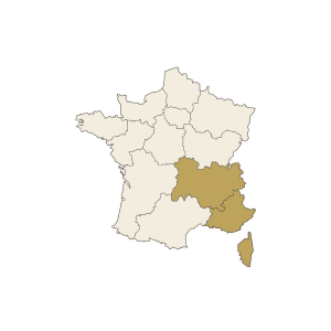 Carte France Sud Est