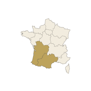 Carte France Sud Ouest